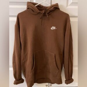 brown nike hoodie